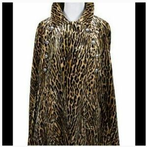 Vintage leather cape